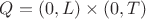 $Q=(0,L)\times (0,T)$ $Q=(0,L)\times (0,T)$