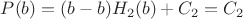 $P(b)=(b-b)H_2(b)+C_2=C_2$