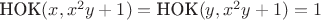 $\text{НОК}(x,x^2y+1) = \text{НОК}(y,x^2y+1)=1$
