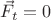$\vec{F_t} = 0$