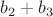 $b_2+b_3$
