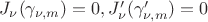 $J_\nu(\gamma_{\nu,m})=0, J'_\nu(\gamma'_{\nu,m})=0$