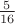 $\frac 5{16}$