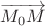 $\overrightarrow {M_0M}$