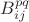 $B_{ij}^{pq}$
