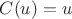 $C(u)=u$ $C(u)=u$
