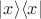 $|x\rangle\langle x|$