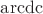 $\operatorname{arcdc}$