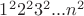 $1^2 2^2 3^2...n^2$