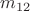 $m_{12}$ $m_{12}$