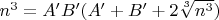 $n^3=A'B'(A'+B'+2\sqrt[3]{n^3})$