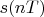 $s(nT)$