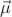 $\vec{\mu}