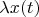 \lambda x(t)