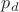 $p_d$