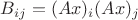 $B_{ij}=  (Ax)_i(Ax)_j $