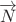 \overrightarrow{N}
