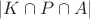 $|K\cap P\cap A|$ $|K\cap P\cap A|$