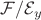 $\mathcal{F}/\mathcal{E}_y$
