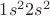 $1s^22s^2$