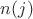 $n(j)$