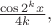 $\tfrac{\cos 2^kx}{4k},$