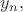 $y_n,$