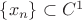 $\{x_n\}\subset C^1$