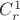 $C_r^1$ $C_r^1$