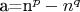 a=n^p-n^q