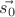 $\vec{s_0}$