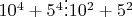 $10^4+5^4\vdots 10^2+5^2$