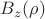 $B_z(\rho)$
