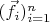 $(\vec f_i)_{i=1}^n $