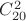 $C_{20}^2$