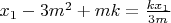 $x_1-3m^2+mk=\frac{kx_1}{3m}$