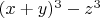 $(x+y)^3-z^3$