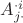 $A^{\cdot i}_{j\cdot}$