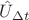 $\hat{U}_{\Delta t}$