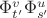 $\Phi^v_{t'}\Phi^u_{s'}$