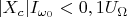 $$|X_{c}|I_{\omega_0}<0,1U_{\Omega}$$