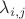$\lambda_{i,j}$