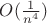 $O(\frac 1{n^4})$