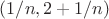 $(1/n,2+1/n)$