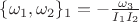 $\{\omega_1,\omega_2\}_1=-\frac{\omega_3}{I_1{I_2}}$