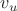 $v_u$