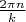 $ \frac {2 \pi n} {k}