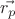 $\vec{r_p}$