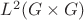 $L^2(G\times G)$ $L^2(G\times G)$