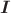$\boldsymbol{I}$